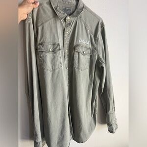 Lucky Brand Classic Fit Shirt in Olive